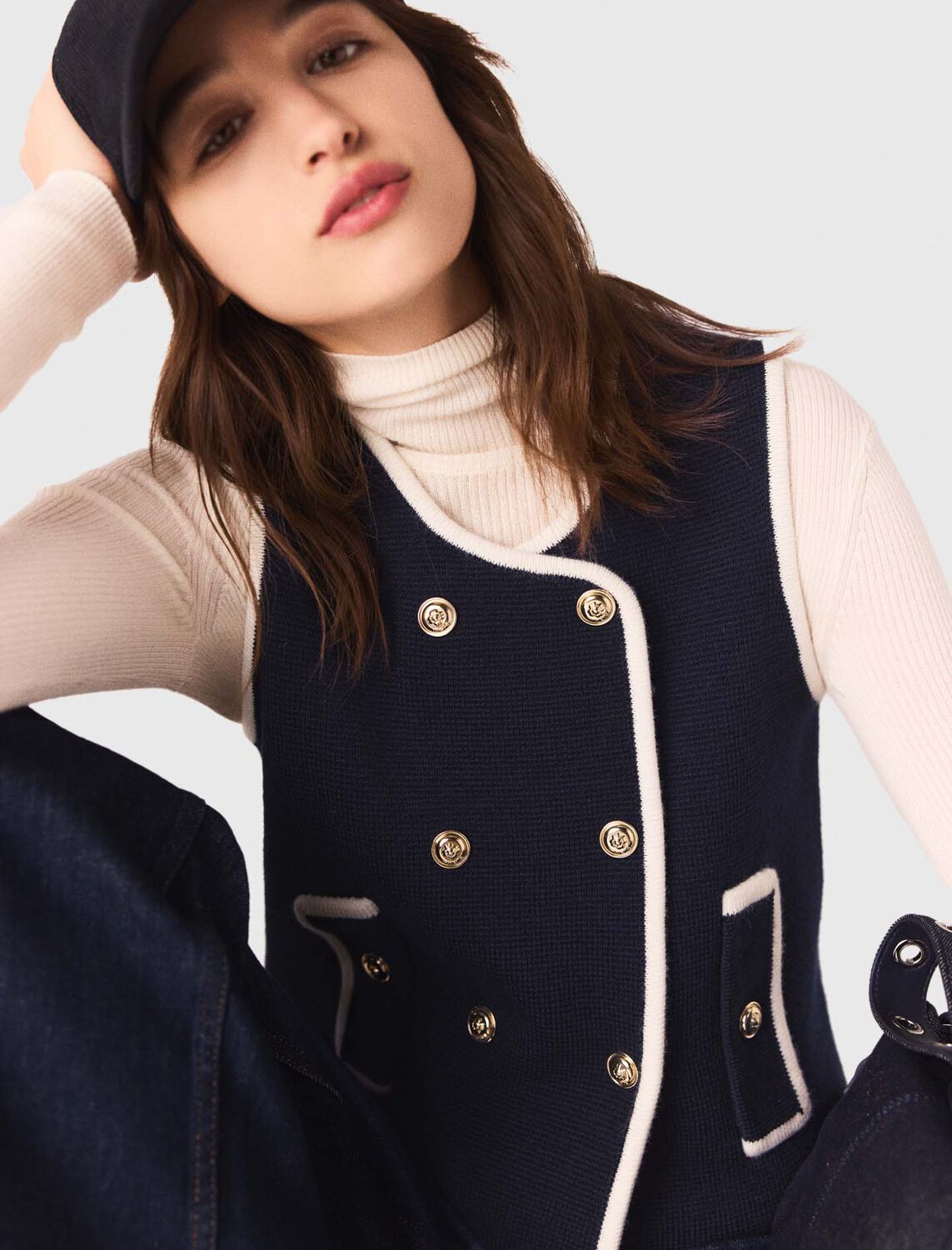 maje : Tops color Navy