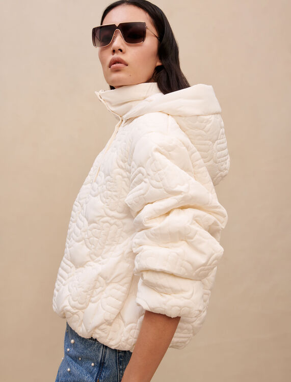 Short white puffer jacket - Lunar New Year - MAJE