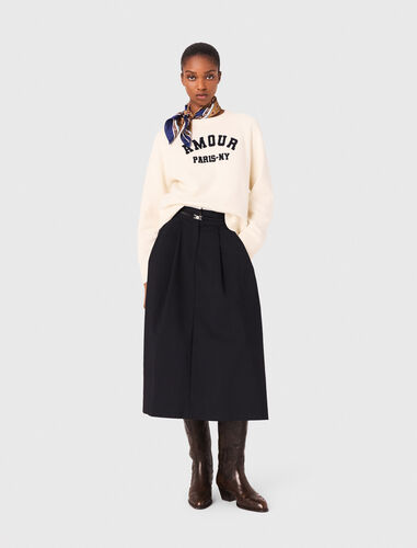 Wool jumper : Sweaters & Cardigans color Ecru