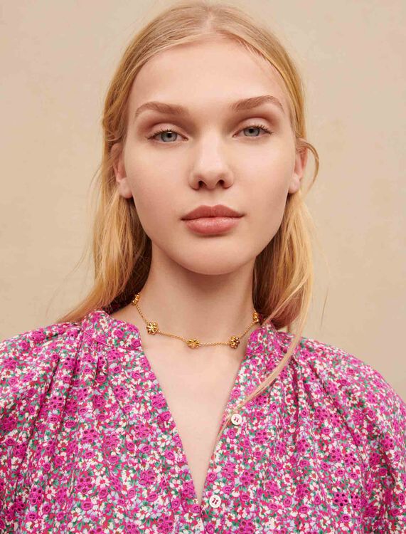 Floral printed blouse -  - MAJE