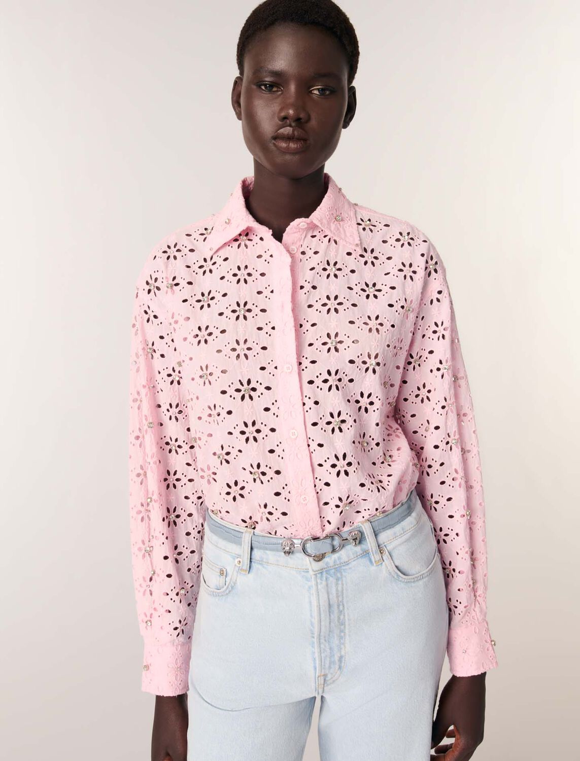 maje : Shirts 顏色 粉色/PINK
