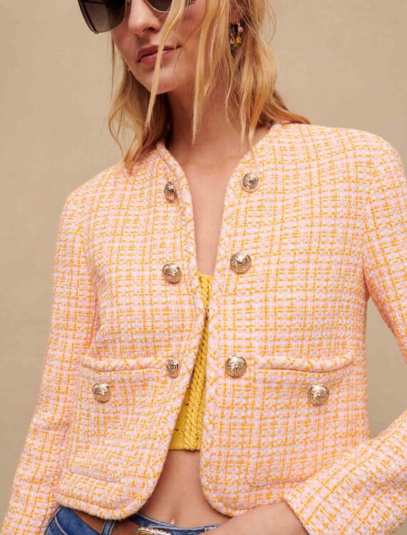 Tweed jacket - Coats & Jackets - MAJE