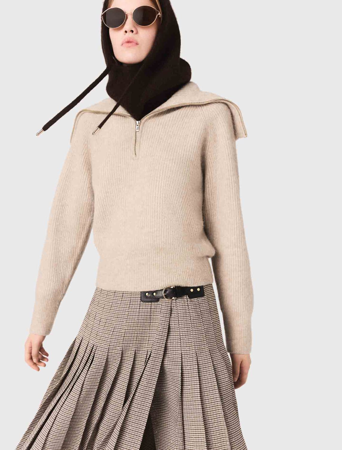 maje : Sweaters & Cardigans 顏色 米黄色/BEIGE