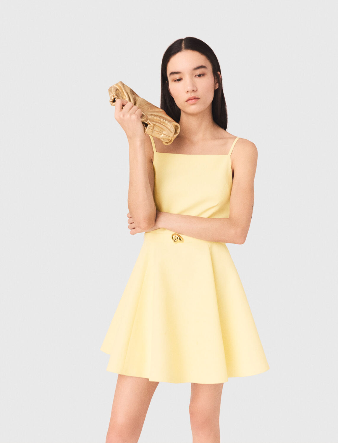 maje : Dresses 顏色 淡黄色/PALE YELLOW