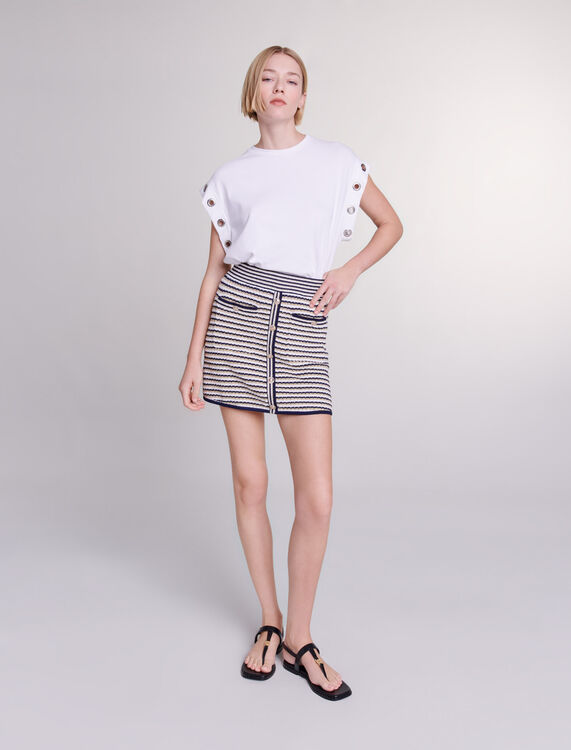Knit mini skirt - Skirts & Shorts - MAJE