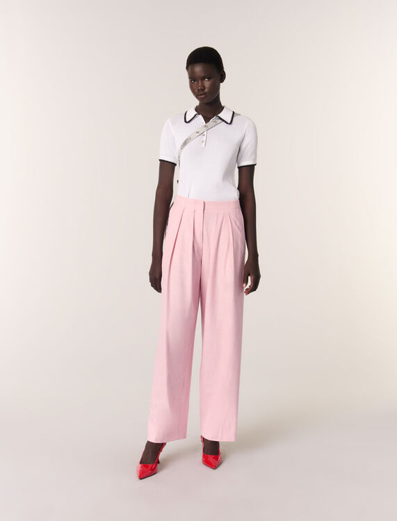 Suit trousers : Trousers & Jeans color Pink
