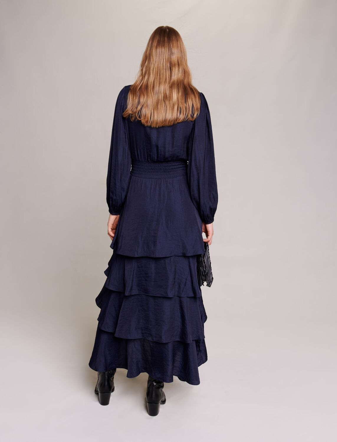 maje : Dresses 顏色 深蓝色/NAVY