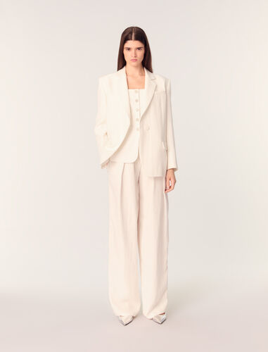 maje : readytowear-blazers 顏色 淡褐色/ECRU