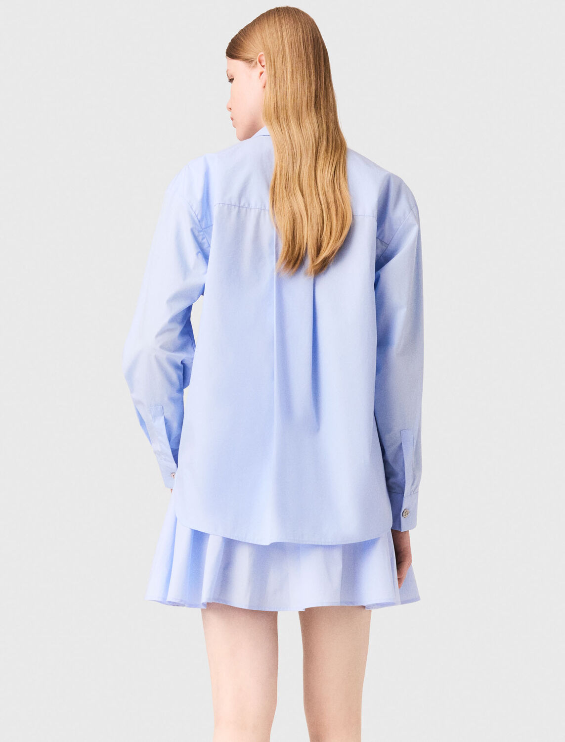 maje : Shirts color Light Blue