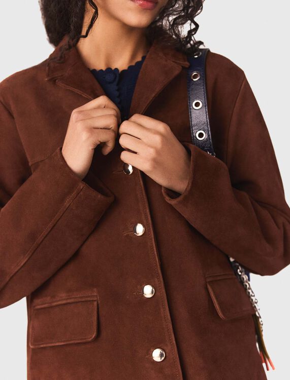 Suede jacket - Blazers & Jackets - MAJE