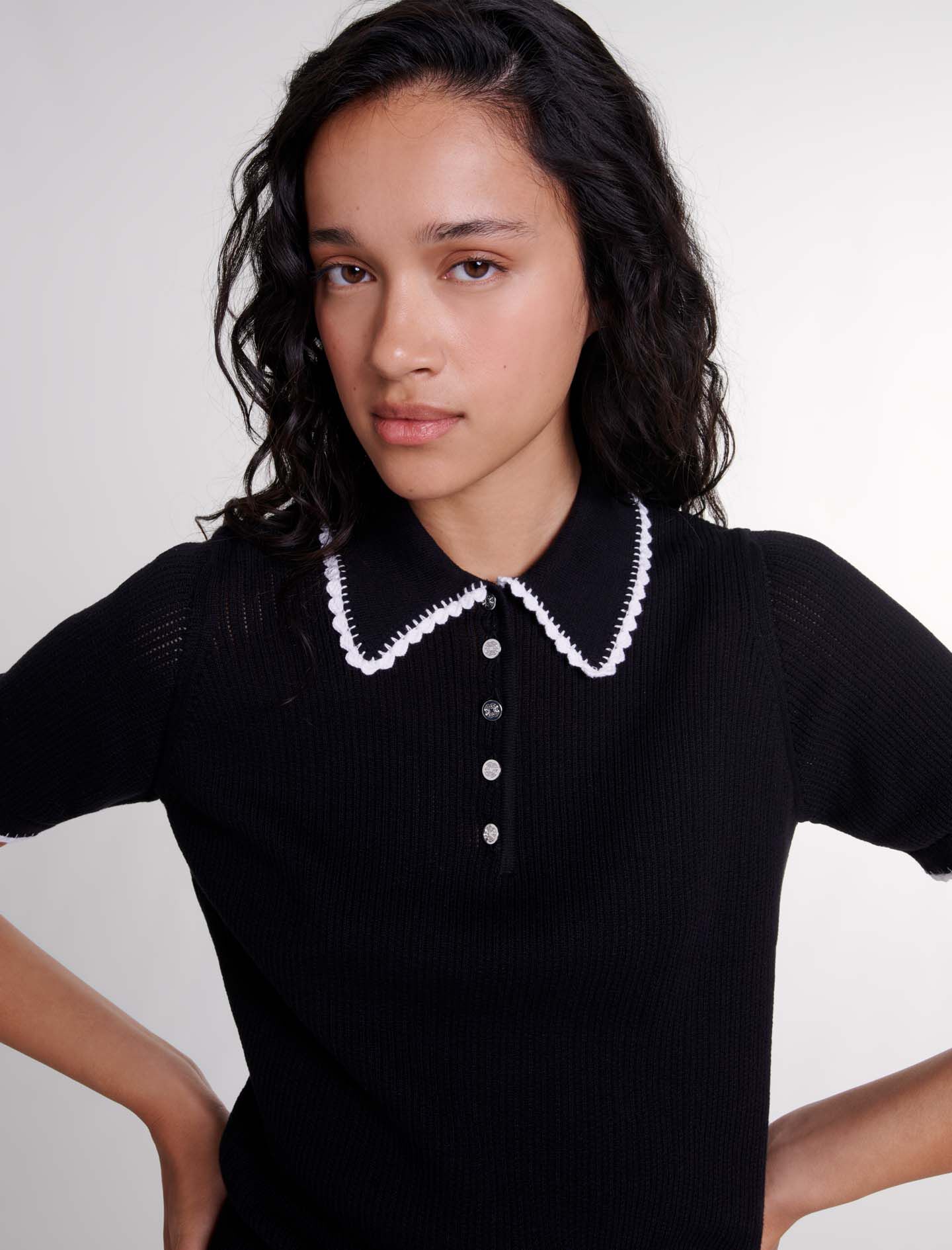 Polo shirt color black shop