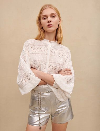 Maje : Skirts & Shorts 顏色 银色/SILVER
