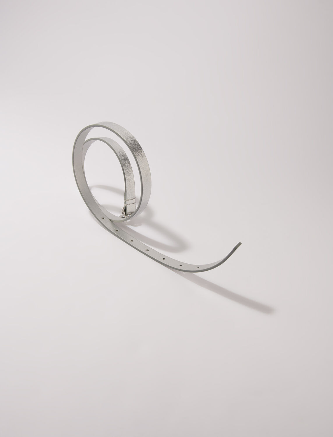 Slim belt with Clover buckle - Belts - MAJE