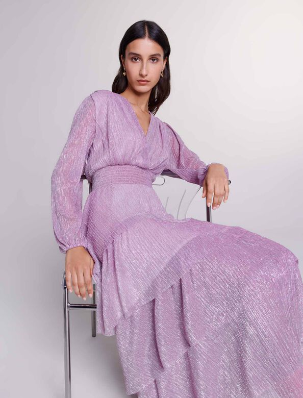 maje : Dresses 顏色 紫色/