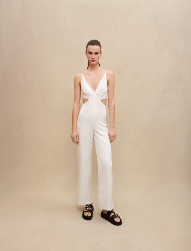 Trouser suit : Jumpshort & Jumpsuits color White