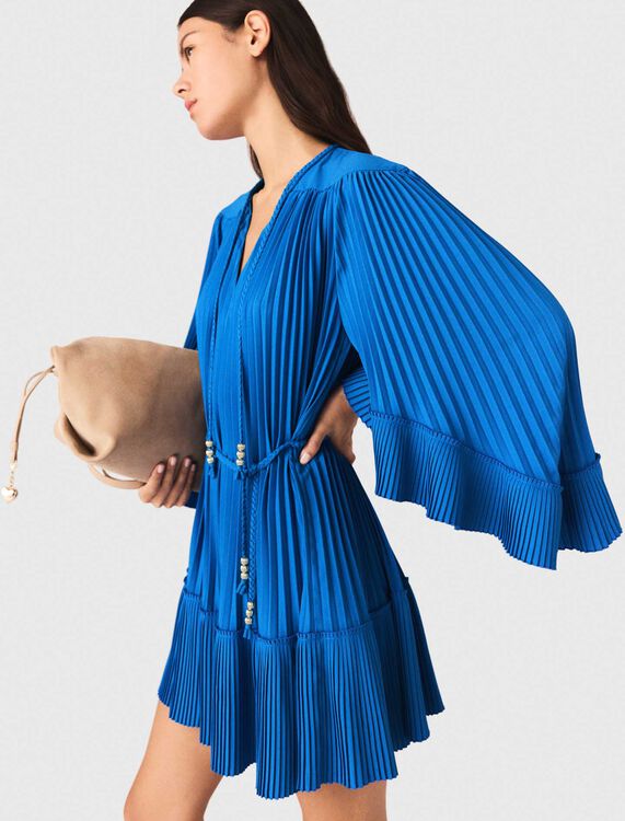Short pleated dress - Dresses - MAJE