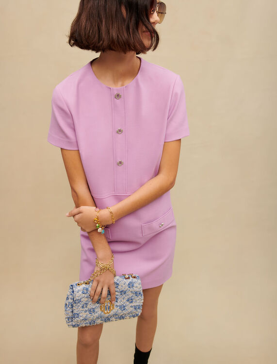 Short, straight-cut dress - Dresses - MAJE