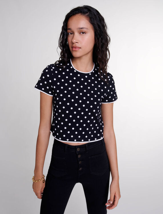 Fancy knit top - Fall-Winter Collection - MAJE