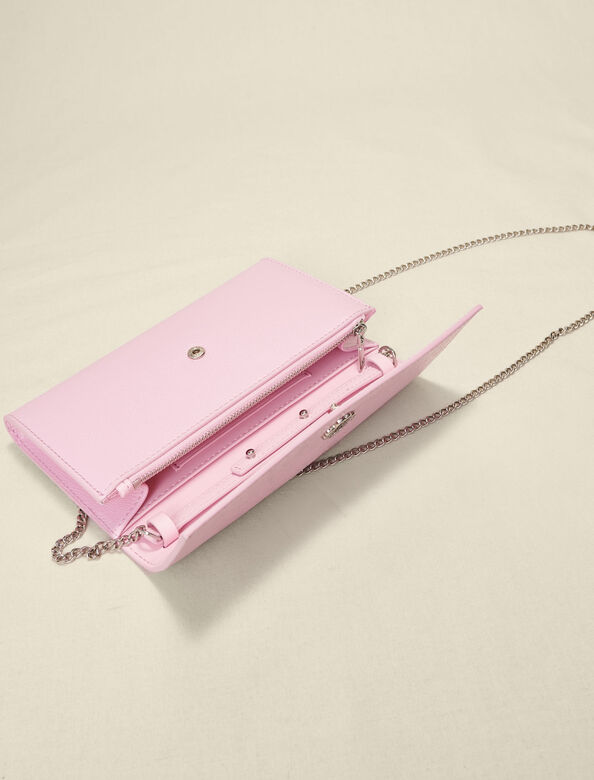 Pink wallet bag : Small leather goods color Pink