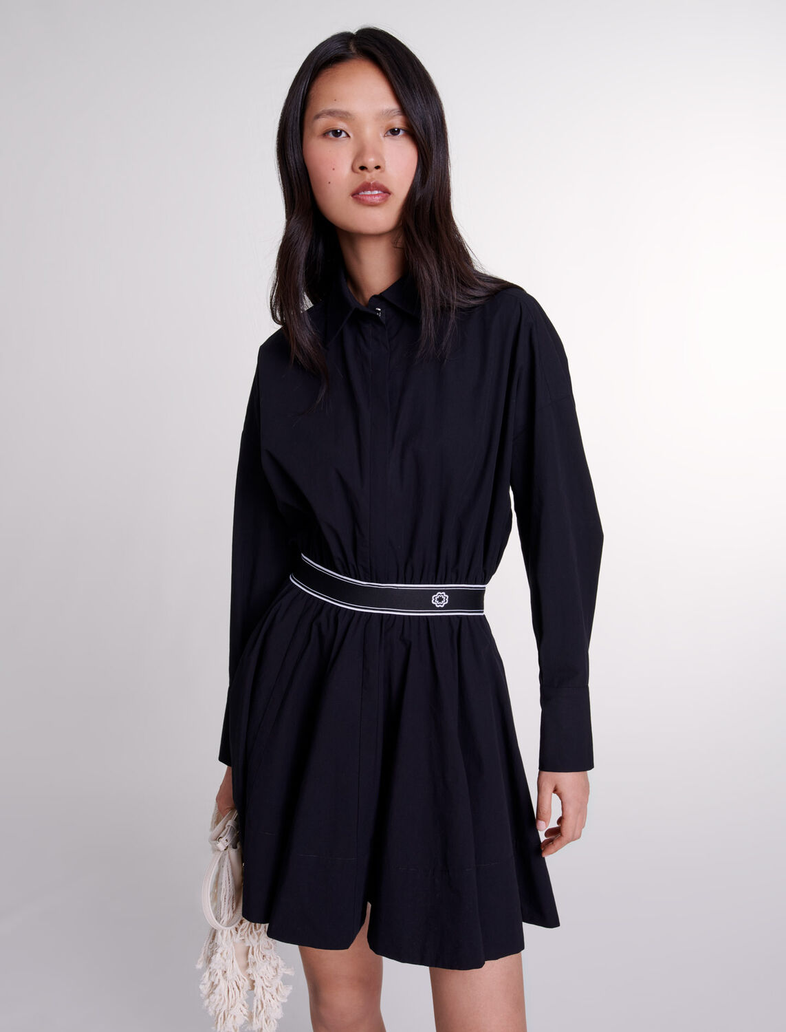 Short elasticated shirt dress : Fall-Winter Collection color 