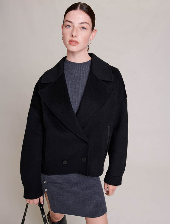Jacket whool - Coats and Jackets - MAJE