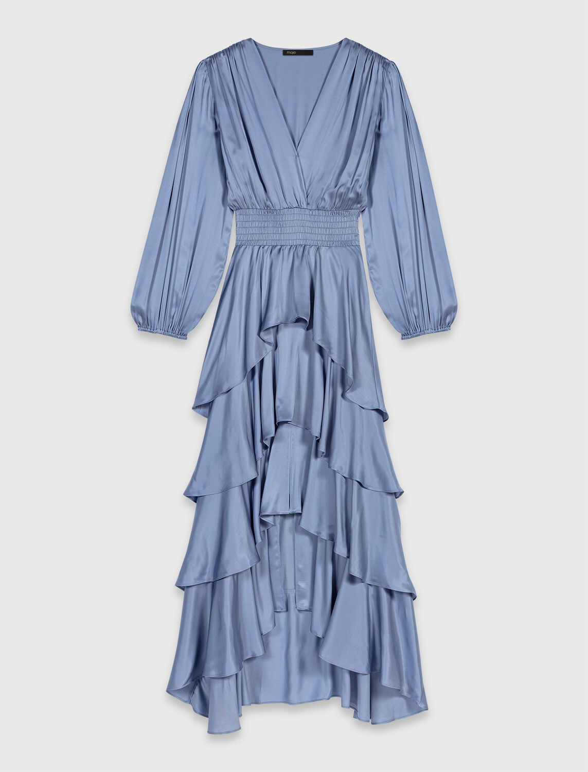 Ruffled maxi dress - Dresses - MAJE