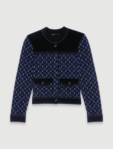 Jacket : Coats color Blue / black