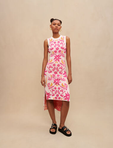 Printed reversible dress : Dresses color Pink dreamlike