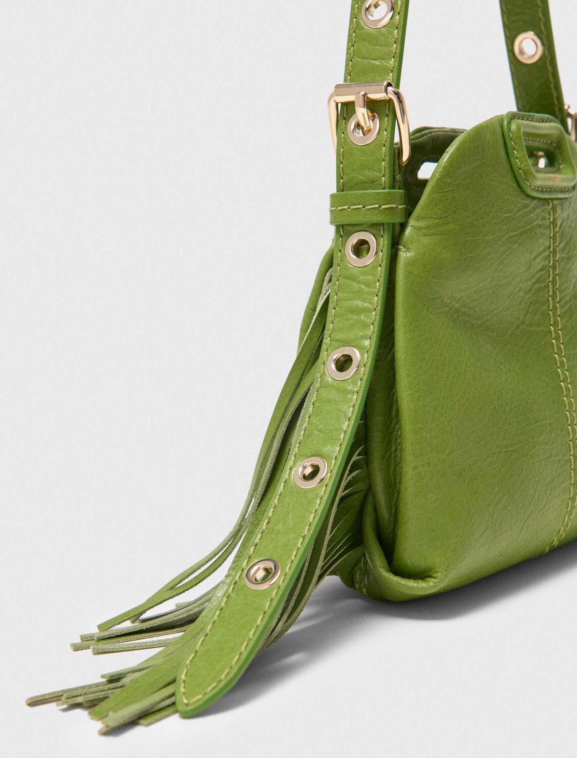 Miss M leather pouch -  - MAJE