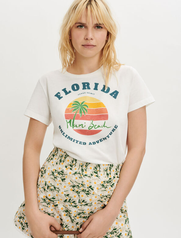 Silkscreen-printed FLORIDA T-shirt : View All color 