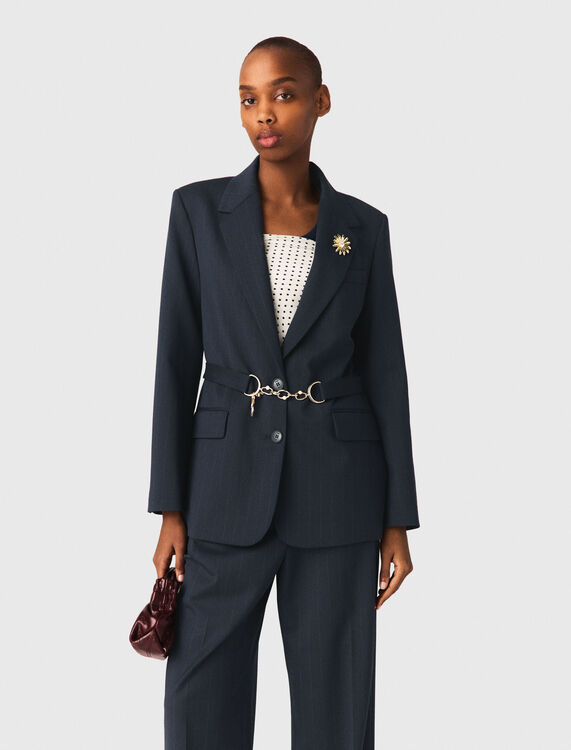 Striped suit jacket - Blazers & Jackets - MAJE
