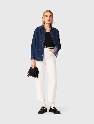 maje : Shirts 顏色 蓝色/BLUE