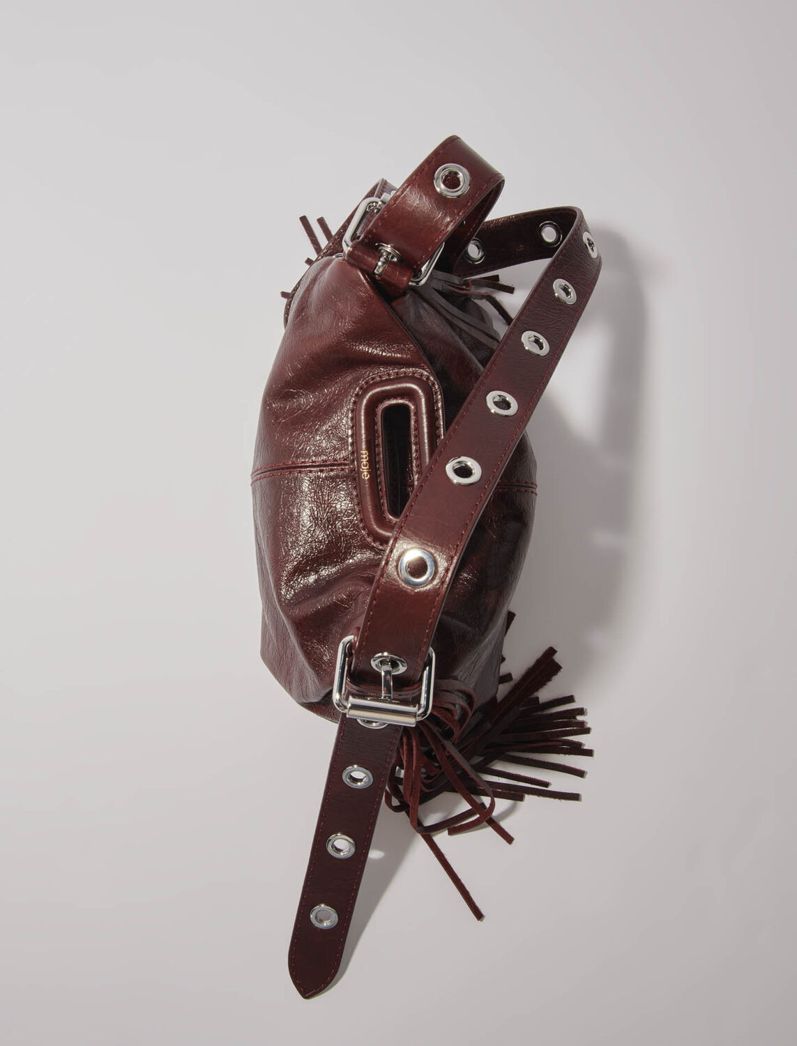 maje : M Bag 顏色 紫红色/BURGUNDY