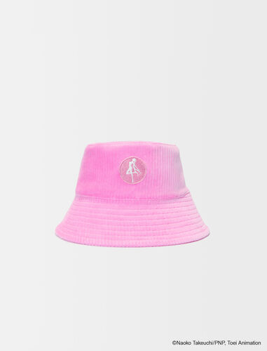 Corduroy bucket hat : Other accessories color Pink