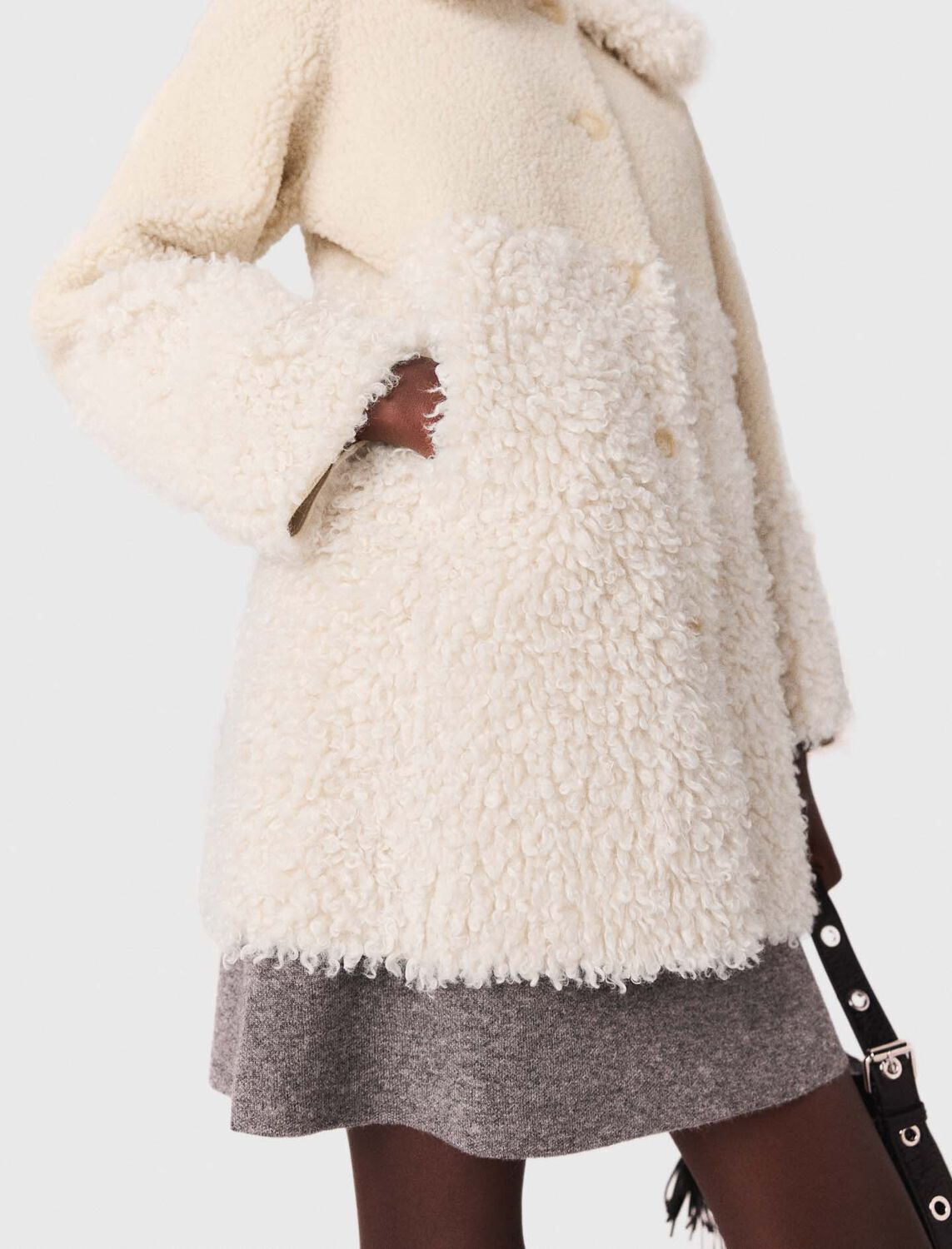 maje : Coats & Jackets 顏色 淡褐色/ECRU