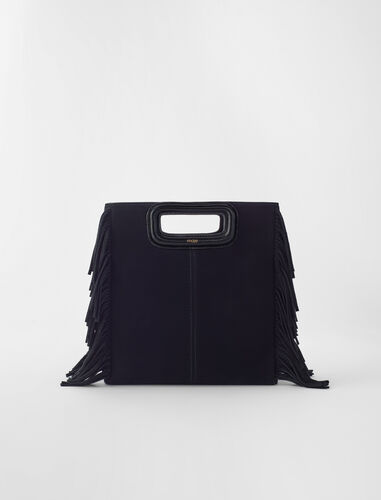 Suede leather M bag : Bags color 