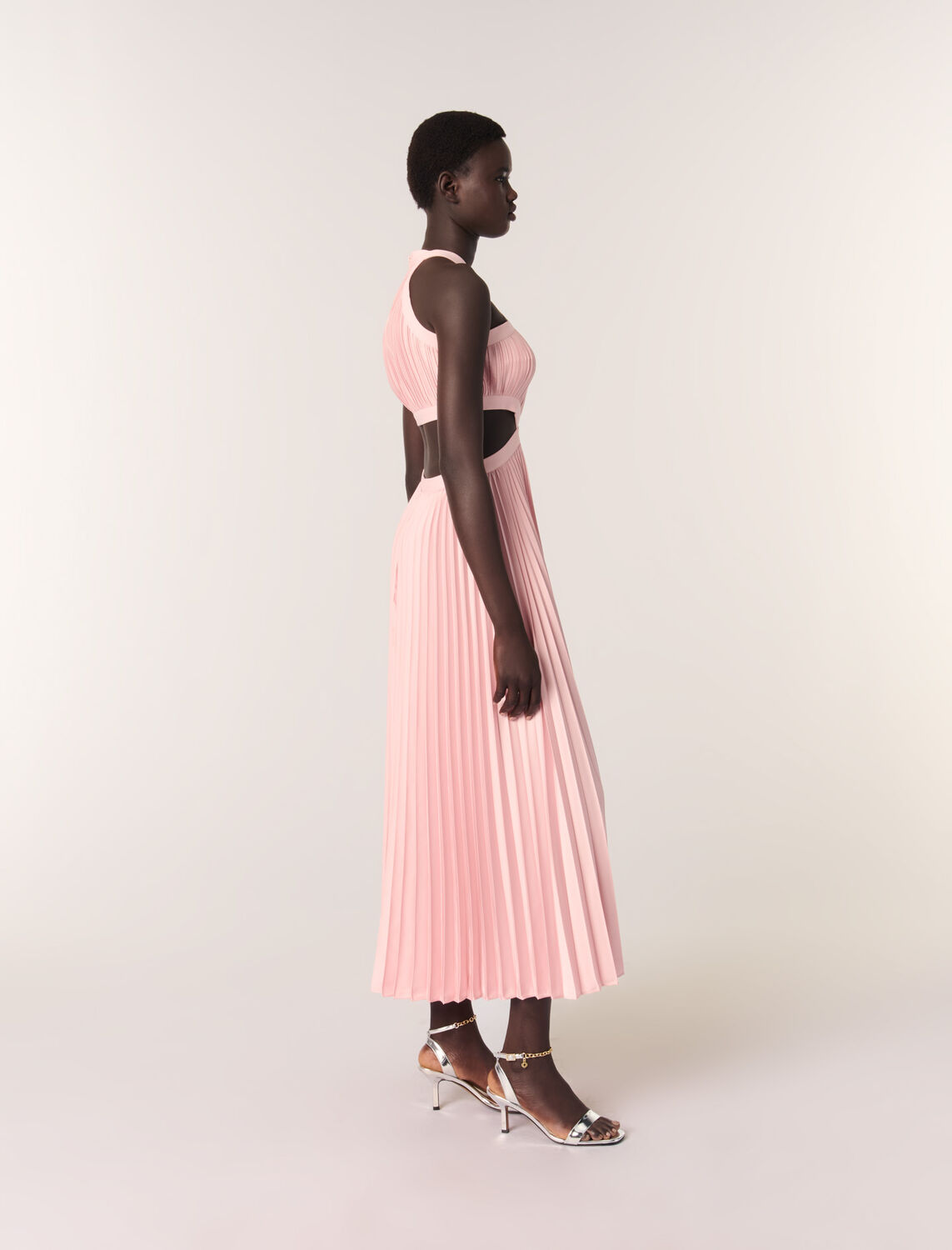 Pleated maxi dress - Dresses - MAJE