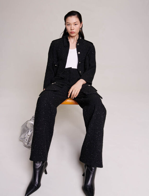 Tweed trousers -  - MAJE