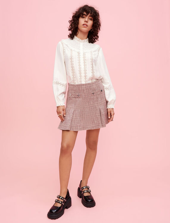 Broderie anglaise shirt - Up to 40% off - MAJE