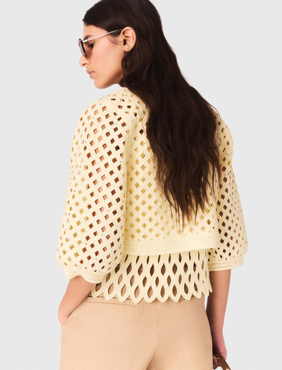 maje : Sweaters & Cardigans 顏色 淡黄色/PALE YELLOW