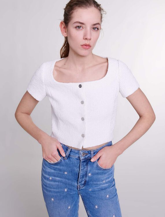 Tweed top - 30% Off - MAJE