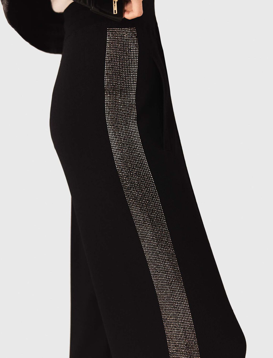 maje : Trousers & Jeans 顏色 黑色/BLACK