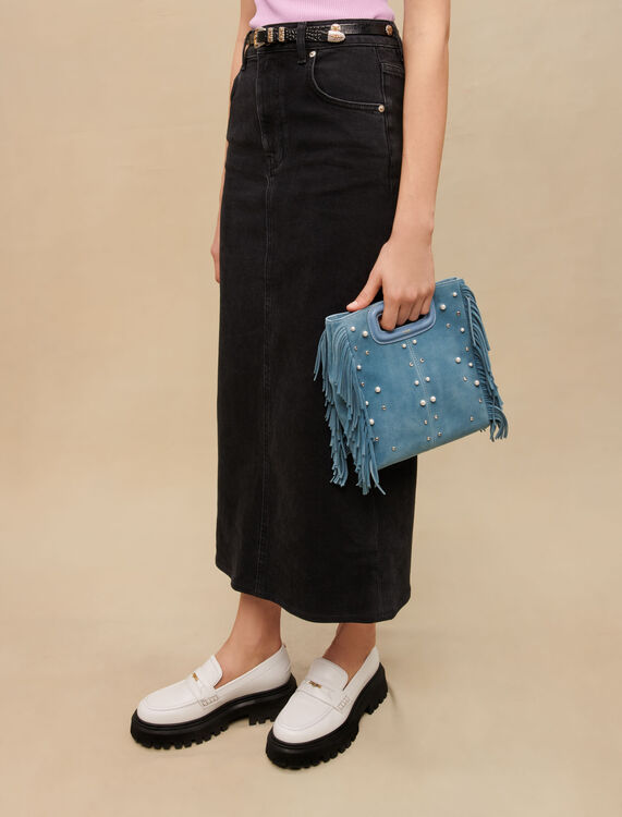 Long denim skirt - Skirts & Shorts - MAJE