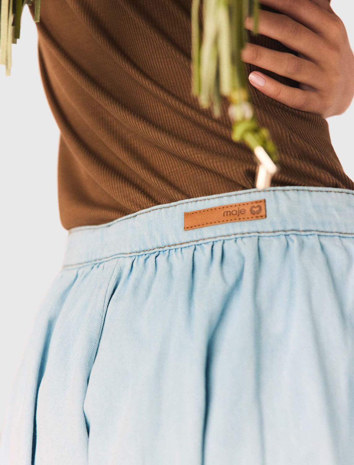 maje : Skirts & Shorts 顏色 天蓝色/BLUE SKY