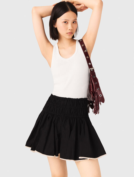 Rib knit tank top - T-Shirts - MAJE