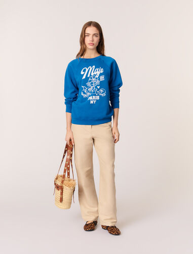 Maje Paris sweatshirt : Tops color Blue