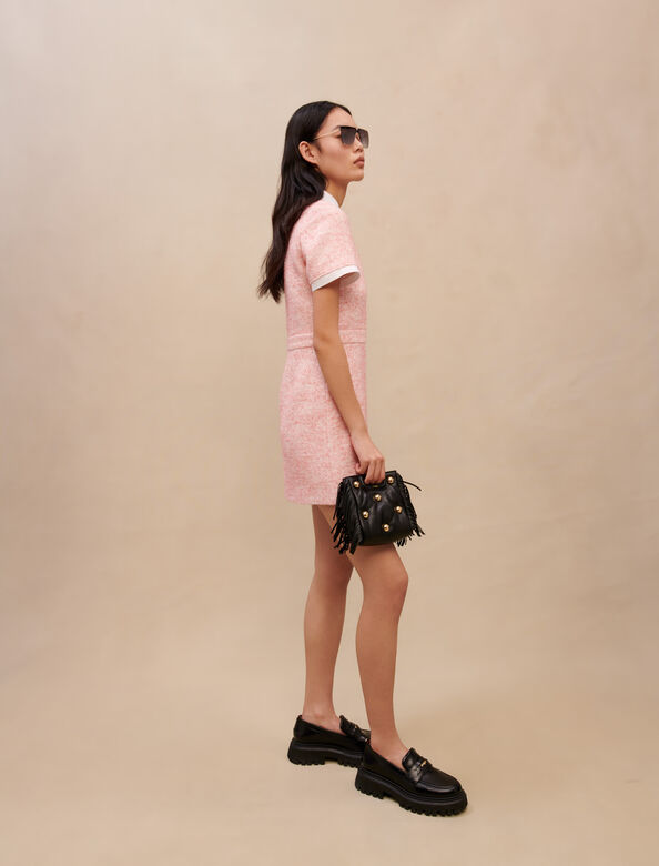 Pink tailored dress : Lunar New Year color Pink