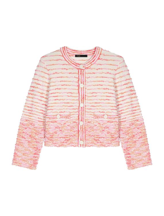 Cardigan with contrasting threads - Sweaters & Cardigans - MAJE
