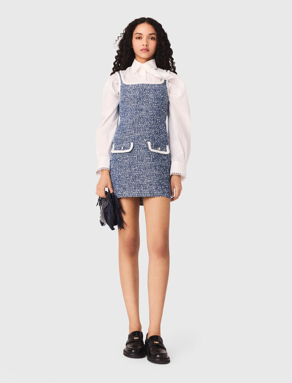 Short tweed dress - Dresses - MAJE