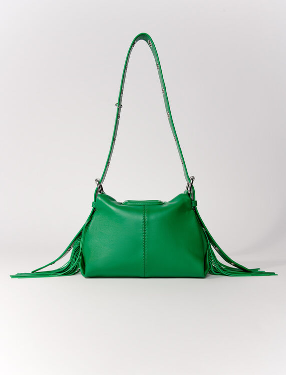 Smooth leather mini Miss M bag : Accessories color Green